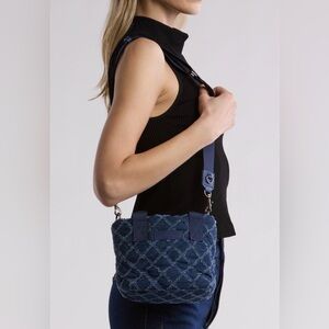 NWT Kurt Geiger Small Denim Shopper